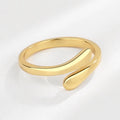 Zircon Hug Rings for Women Stainless Steel Geometric Hug Couple Adjustable Ring Wedding Christmas Aesthetic Jewelry Gift Anillos